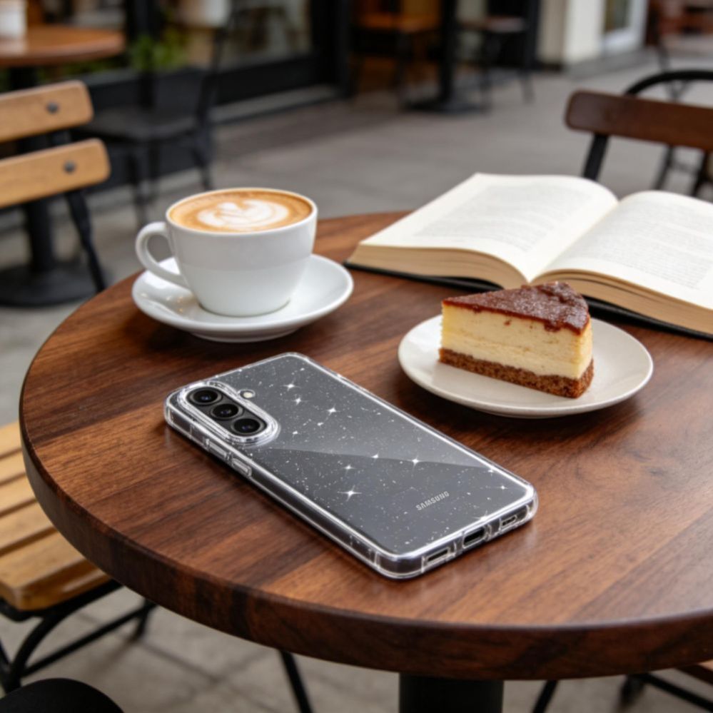 Muud kaubad Tech-Protect Tech-Protect FlexAir Case for Samsung Galaxy S26+ - Clear and Glitter