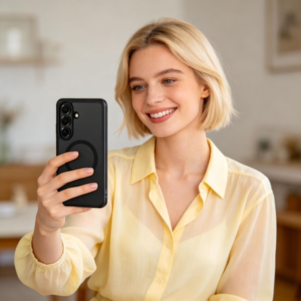 Kitos prekės Tech-Protect Tech-Protect MagPeak MagSafe case for Samsung Galaxy S26+ - black