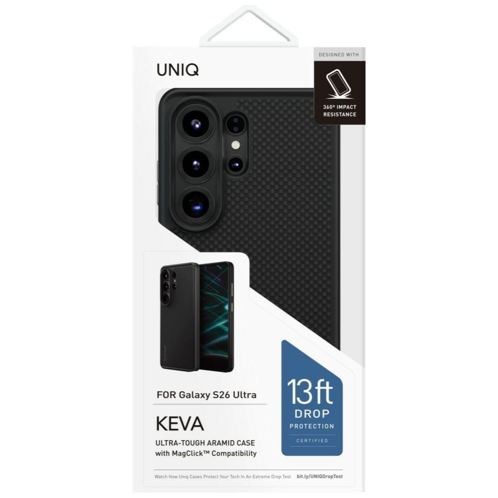 Muud kaubad UNIQ Uniq Keva Case for Samsung Galaxy S26 Ultra Magclick Charging - Black