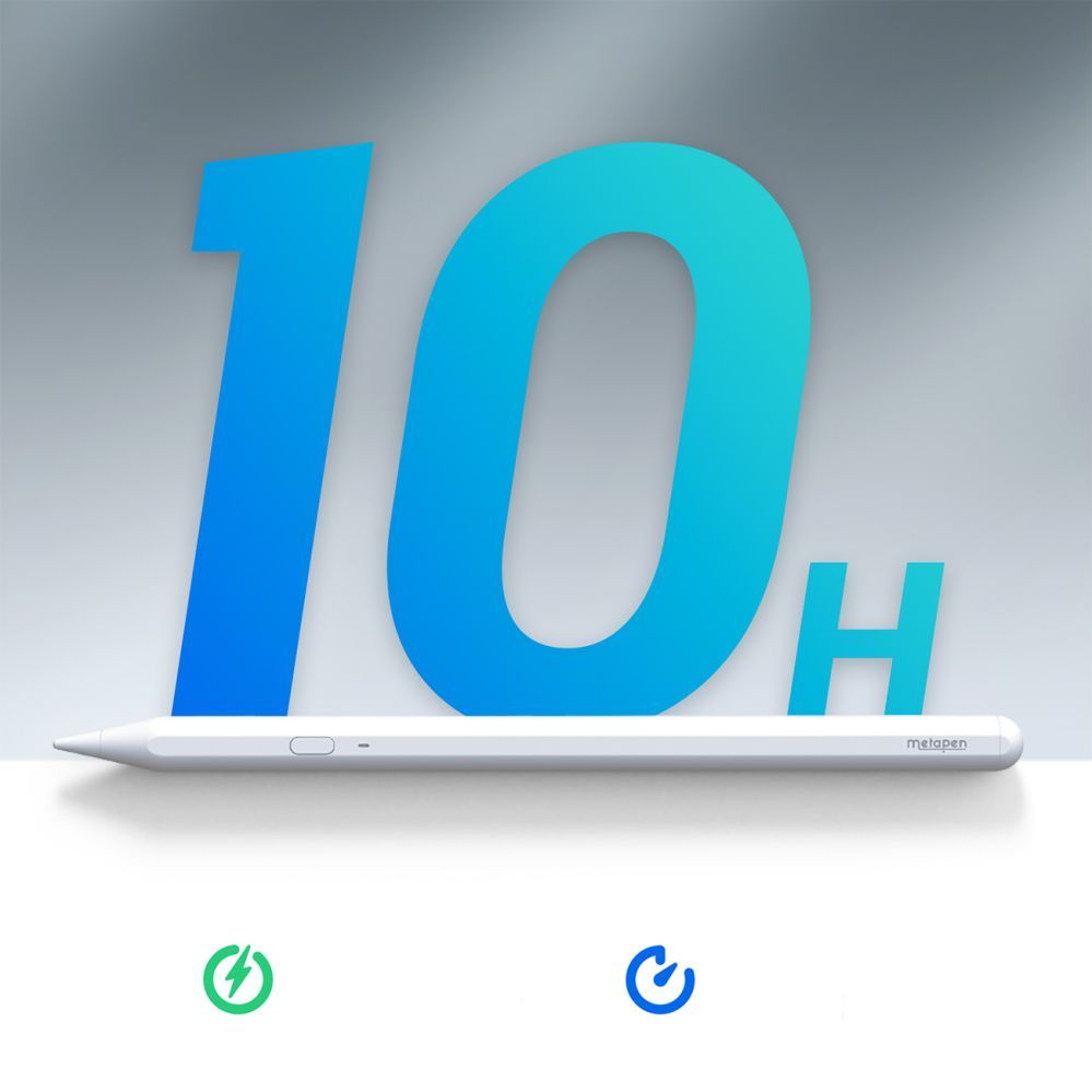 Stylus Metapen Metapen Pencil A11 for iPad - White