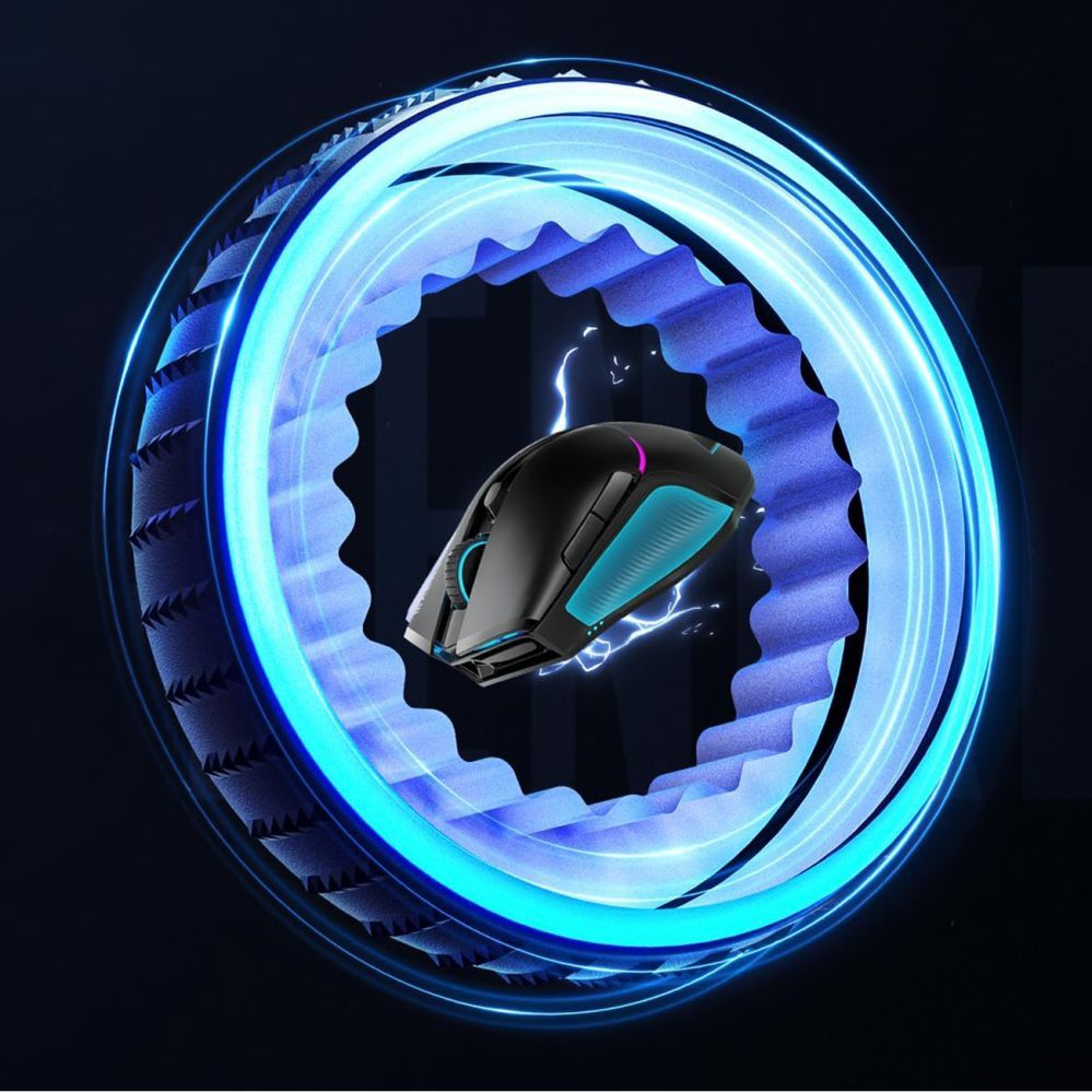 Muu Machenike Machenike L8 Pro Wireless Gaming Mouse with Charging Station - Black