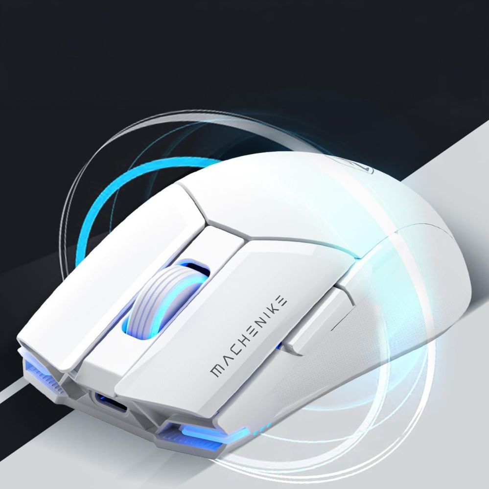 Other Machenike Machenike M7 Pro Wireless Gaming Mouse - White