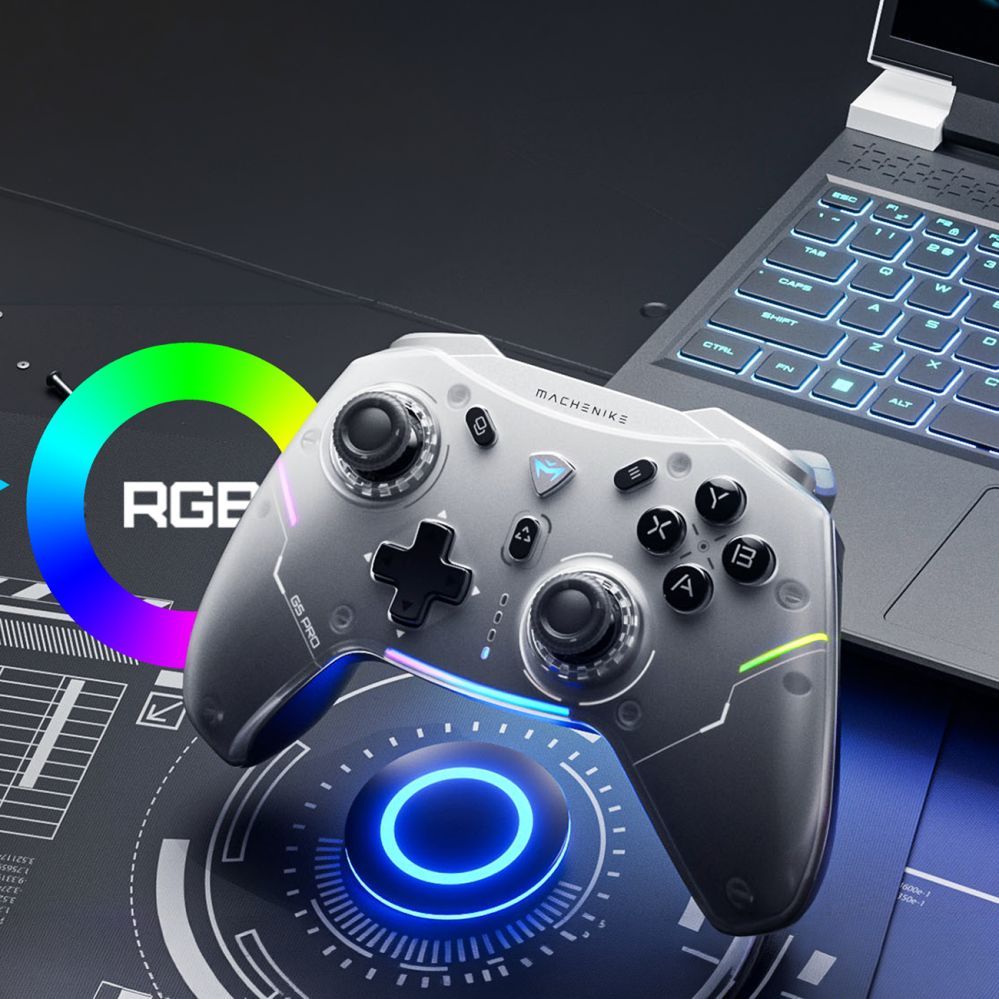 Kontroller Machenike Machenike G5Pro Max Wireless Game Controller with Charging Station - Gray