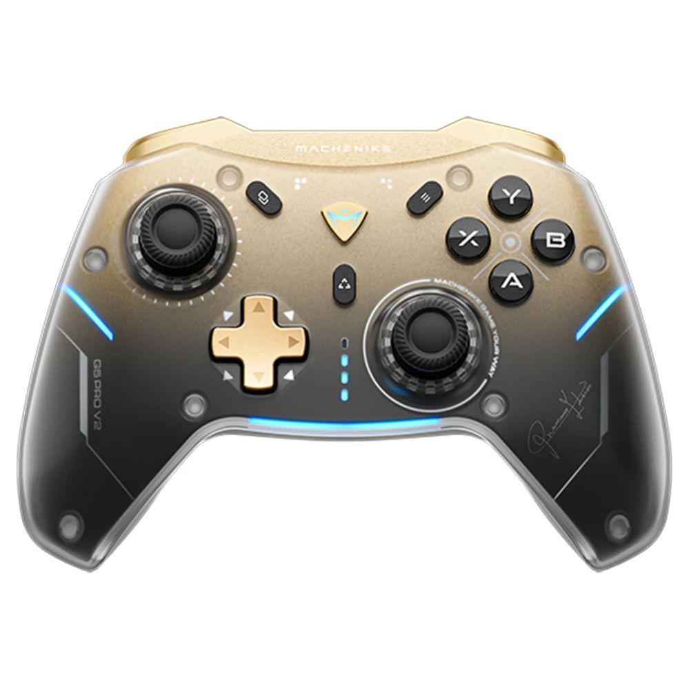 Kontroller Machenike Machenike G5Pro Premium Edition Wireless Game Controller with Charging Station - Black and Gold