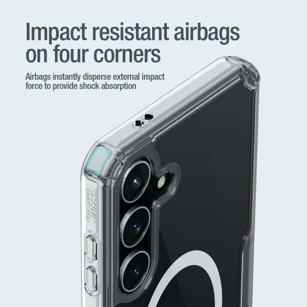 Other goods Nillkin Nillkin Nature Pro armored case with a magnetic ring for Samsung Galaxy S24+ - white