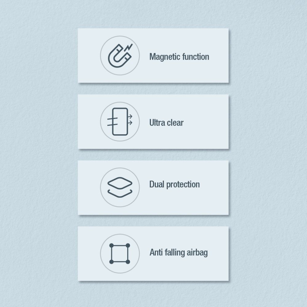 Other goods Nillkin Nillkin Nature Pro armored case with a magnetic ring for Samsung Galaxy S24+ - white