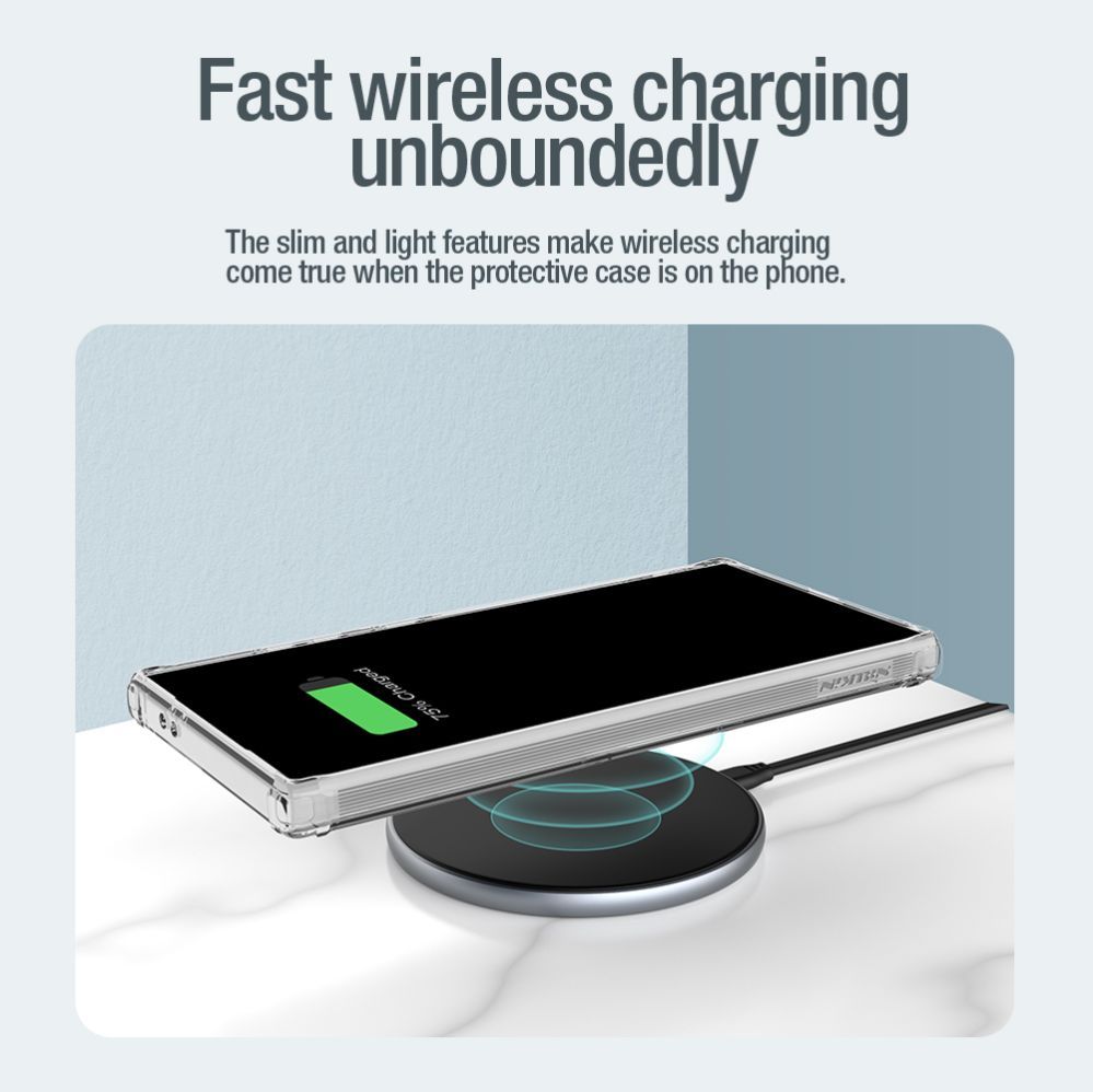 Muud kaubad Nillkin Nillkin Nature Pro armored case with a magnetic ring for Samsung Galaxy S24 Ultra - white