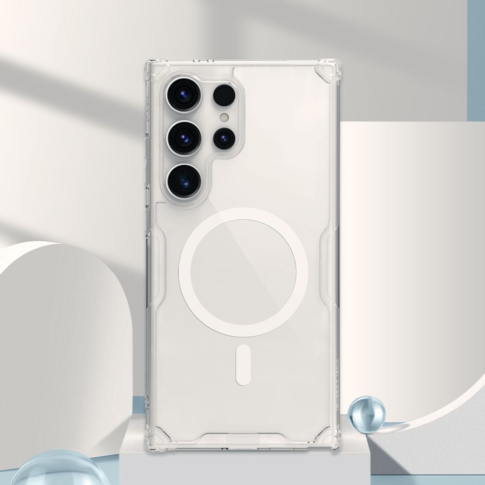 Muud kaubad Nillkin Nillkin Nature Pro armored case with a magnetic ring for Samsung Galaxy S24 Ultra - white