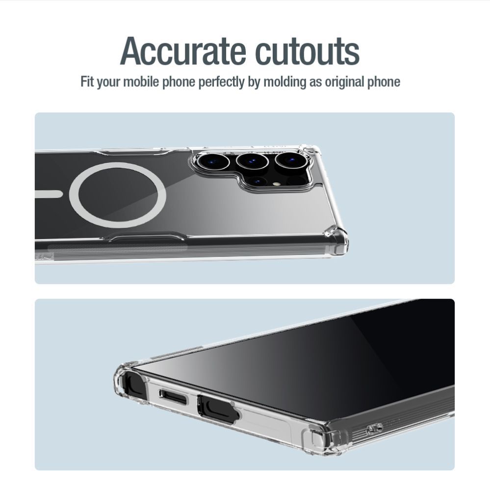 Muud kaubad Nillkin Nillkin Nature Pro armored case with a magnetic ring for Samsung Galaxy S24 Ultra - white