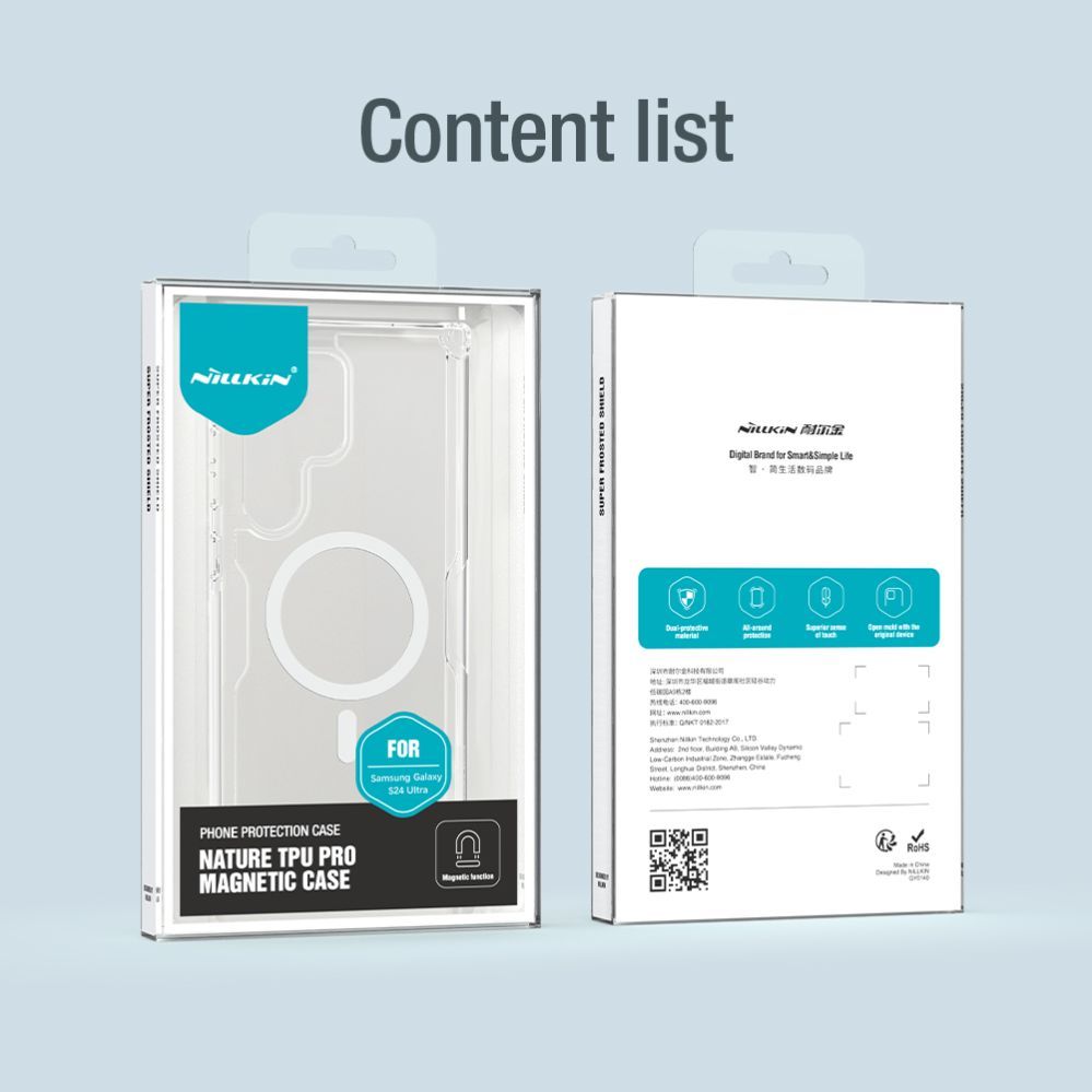 Muud kaubad Nillkin Nillkin Nature Pro armored case with a magnetic ring for Samsung Galaxy S24 Ultra - white