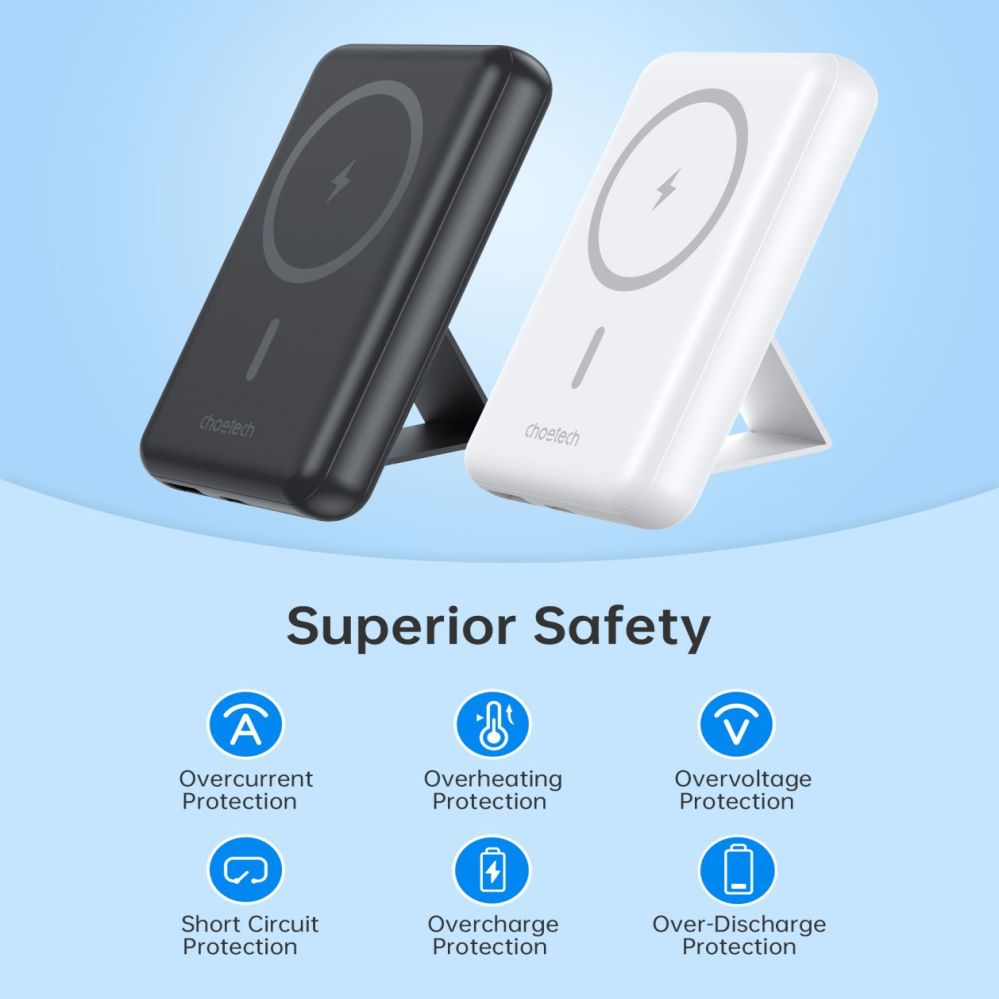 Другие товары Choetech Choetech B662 wireless MagSafe 5000mAh powerbank - black