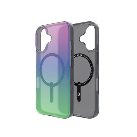 Muud kaubad Zagg ZAGG Milan Snap Case with MagSafe for iPhone 16 - Green/Purple