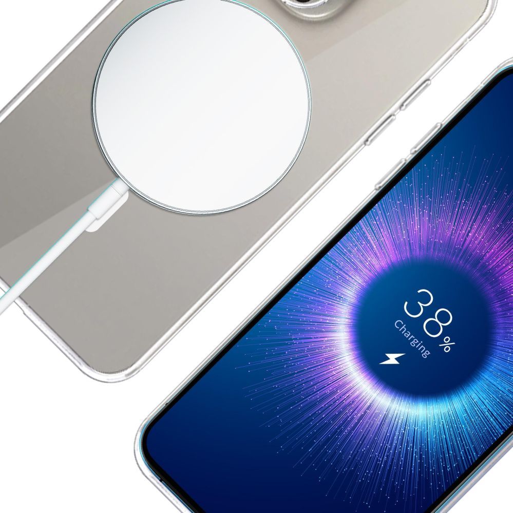 Kitos prekės 3MK 3mk Clear MagCase Case for Apple iPhone 15 Pro Max - Transparent