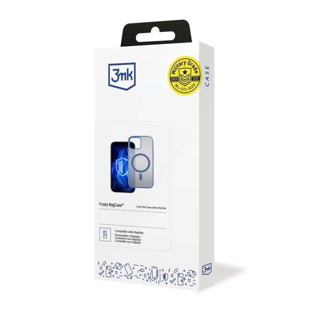 Другие товары 3MK 3mk Frosty MagCase Blue Case for Apple iPhone 15 Plus - blue