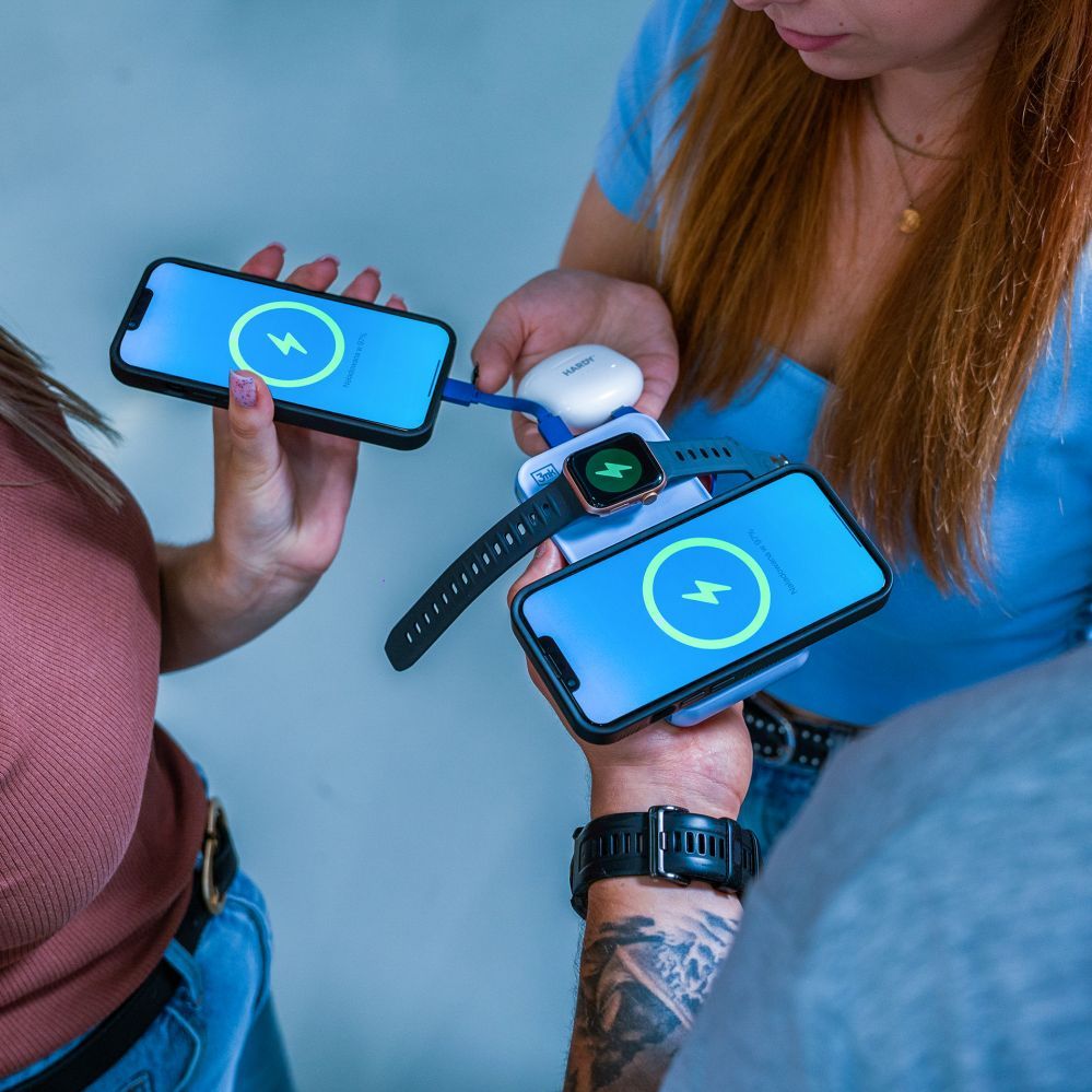 Muud kaubad 3MK Powerbank 3mk PastelUp 10,000mAh 22.5W USB 1A1C - white