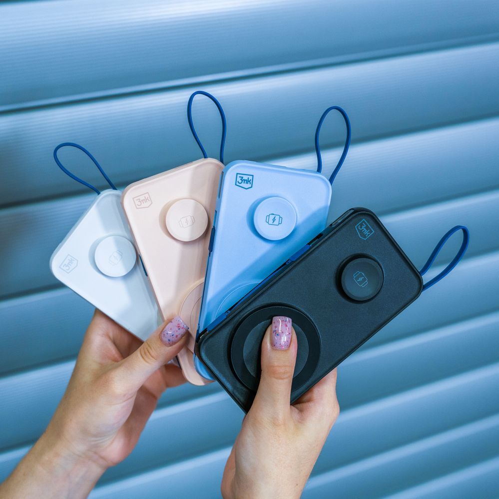 Muud kaubad 3MK Powerbank 3mk PastelUp 10,000mAh 22.5W USB 1A1C - white