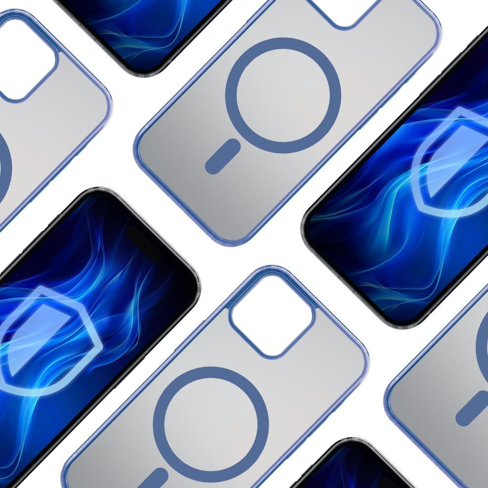 Other goods 3MK 3mk Frosty MagCase Blue Case for Apple iPhone 15 - Transparent