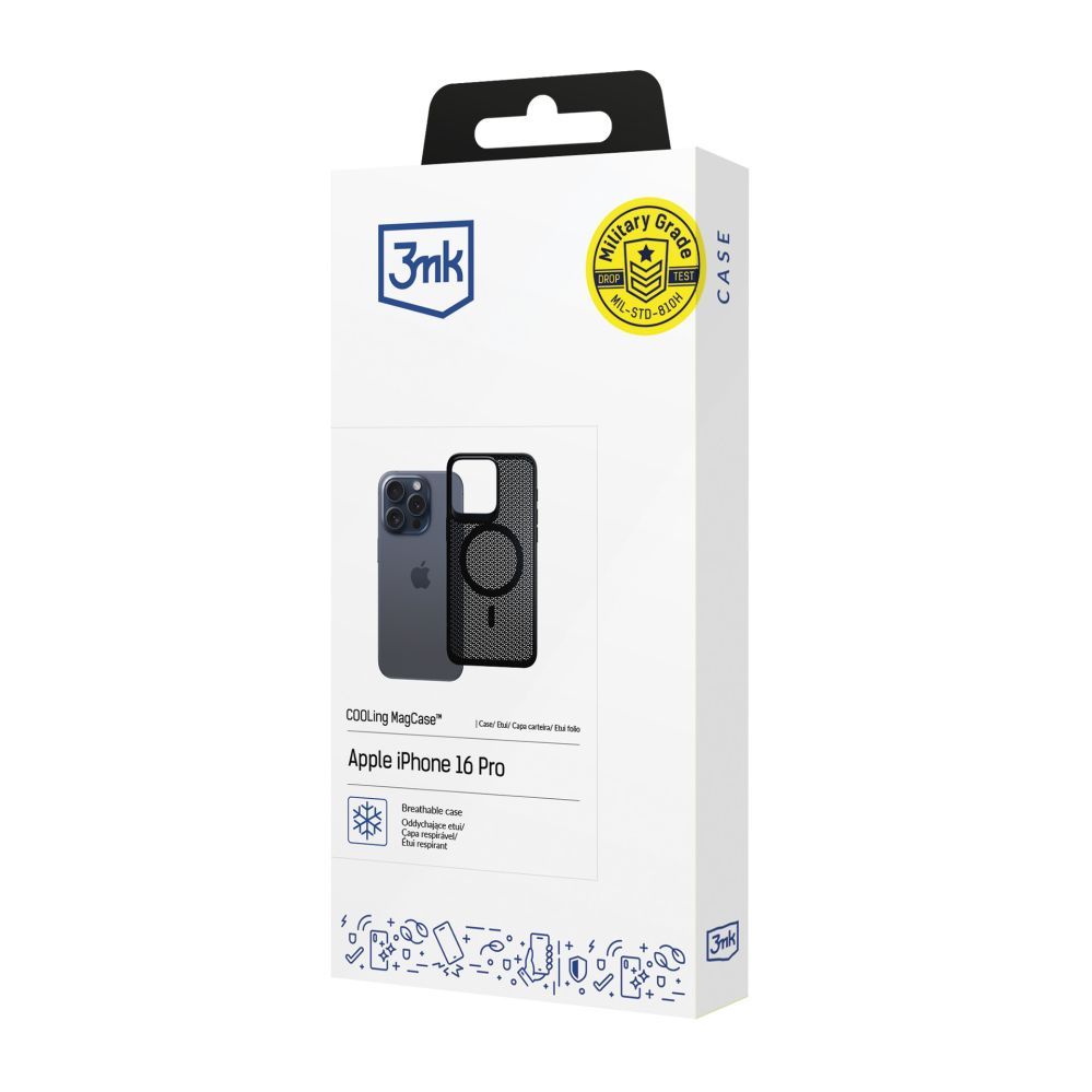 Other goods 3MK 3mk COOLing MagCase for Apple iPhone 16 Pro - Black