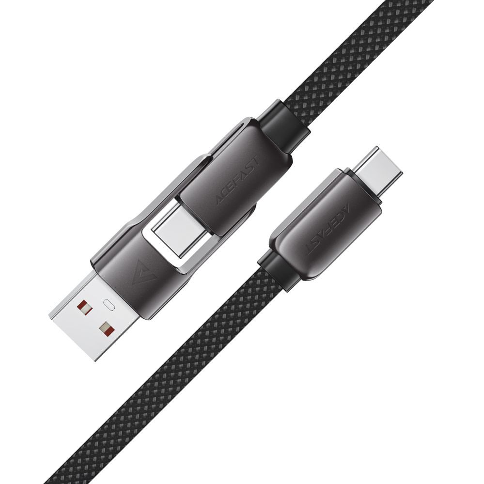 Другие товары Acefast Acefast C13-05 USB-C - USB-A / USB-C Cable 480Mb/s 3A 0.2m - Black