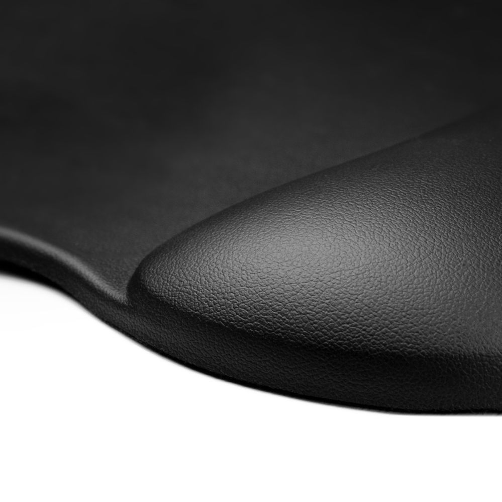 Computer mouse Wozinsky Ergonomic Mouse Pad and Wrist Rest Gel Eco Leather Large Anti-Slip - Black