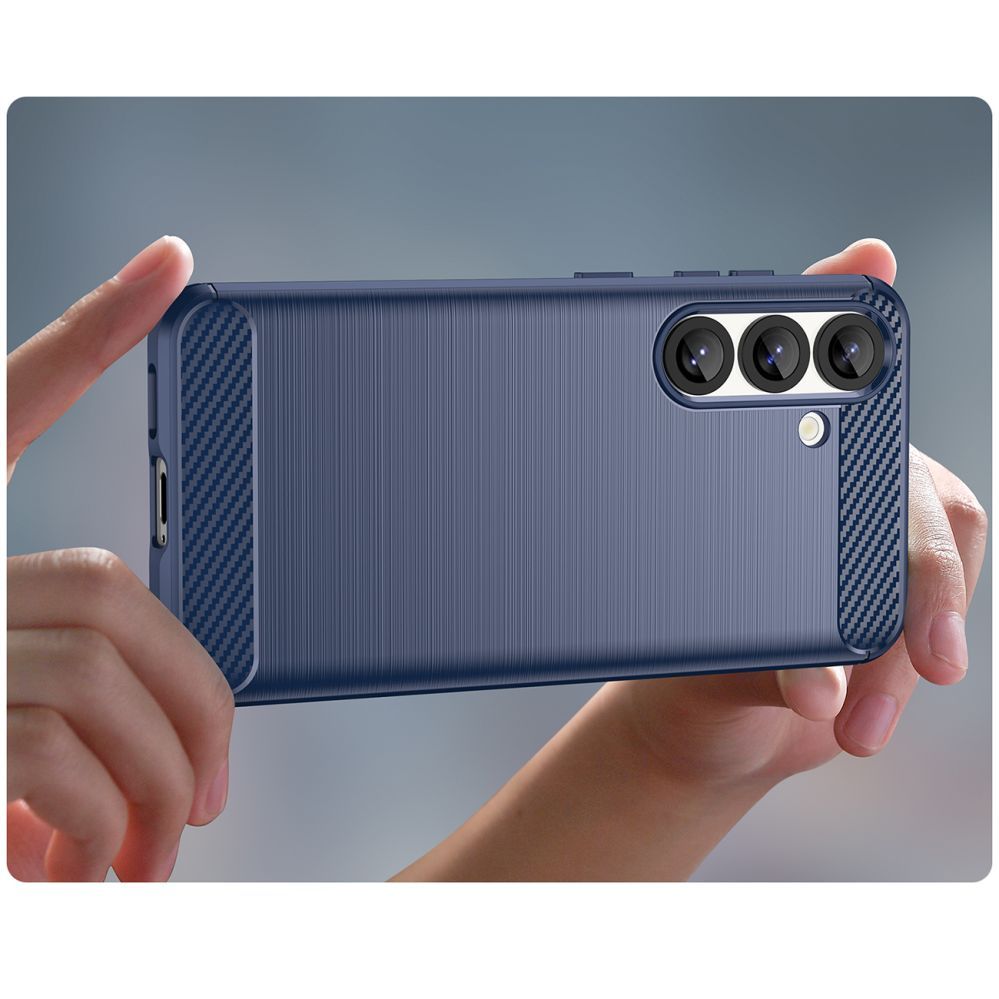 Другие товары Hurtel Carbon Case for Samsung Galaxy S25 - Blue