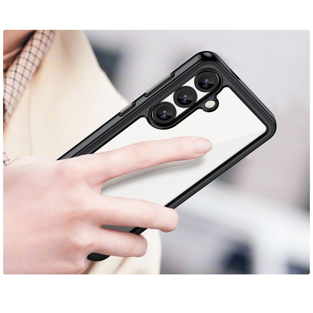 Другие товары Hurtel Outer Space Case with Gel Frame for Samsung Galaxy S25 - Black