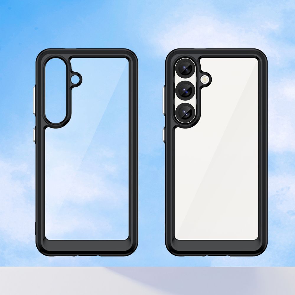 Другие товары Hurtel Outer Space Case with Gel Frame for Samsung Galaxy S25 - Black
