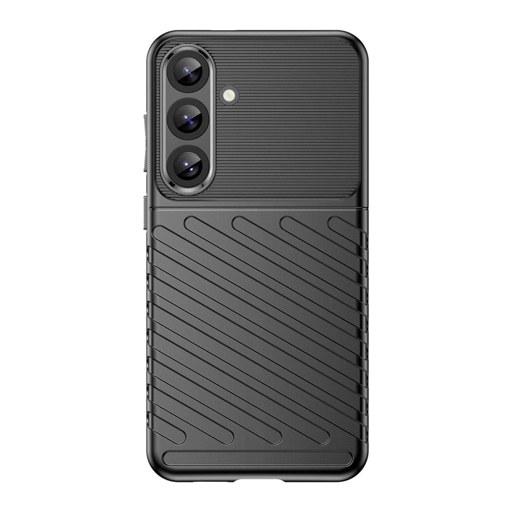 Muud kaubad Hurtel Thunder Case for Samsung Galaxy S25+ Silicone Armored Cover - Black