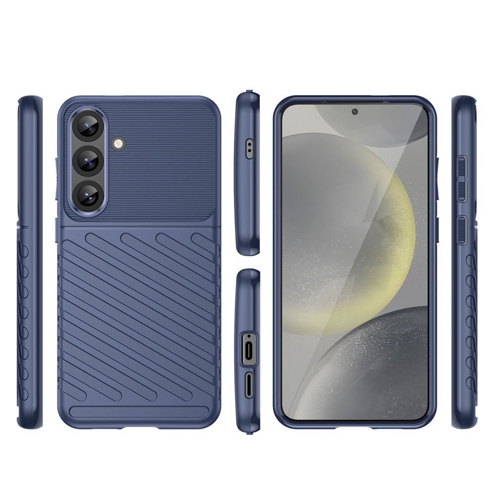 Muud kaubad Hurtel Thunder Case for Samsung Galaxy S25+ Silicone Armored Cover - Blue