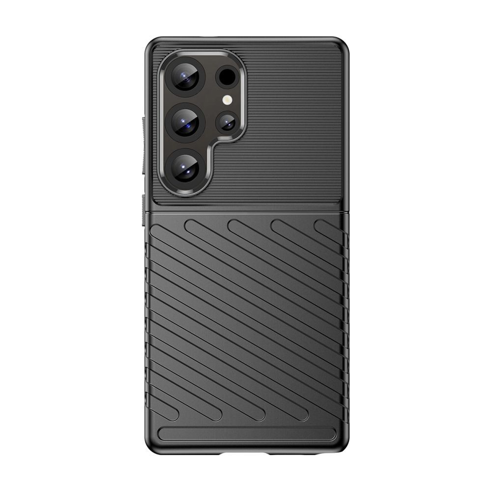 Muud kaubad Hurtel Thunder Case Samsung Galaxy S25 Ultra Silicone Armored Case - Black