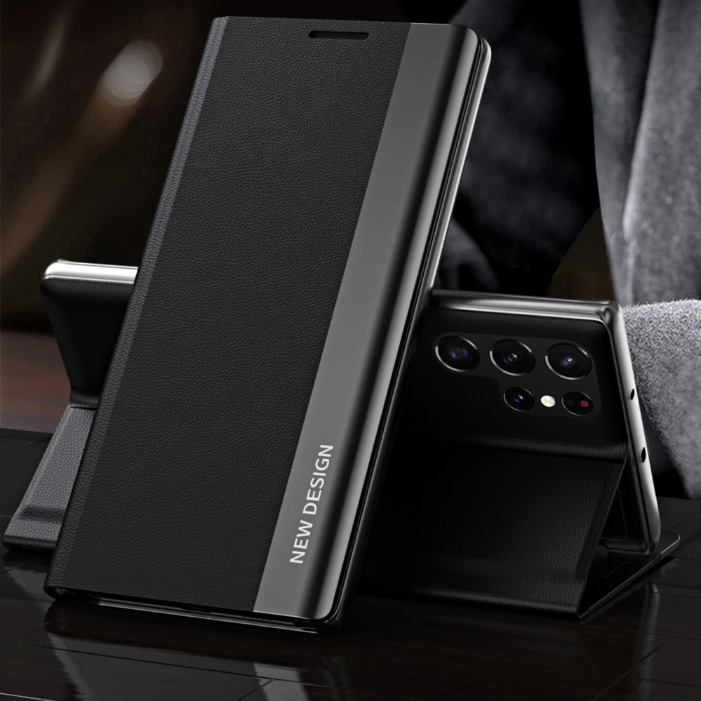 Other goods Hurtel Sleep Case Pro Samsung Galaxy S25 Ultra Case with Flip and Stand - Black