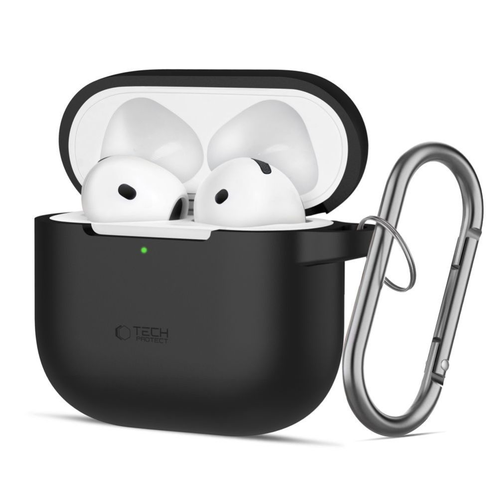 Другие товары Tech-Protect Tech-Protect Silicone Hook Case for AirPods 4 - Black