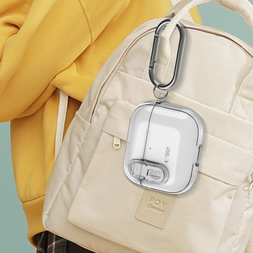 Другие товары Tech-Protect Tech-Protect Slim Hook Case for AirPods 4 - Clear