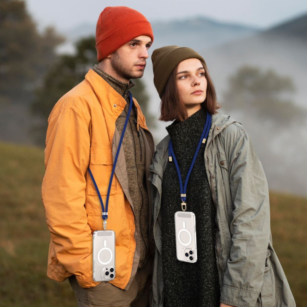 Другие товары Tech-Protect Tech-Protect C7S Rope Crossbody Strap Leash - Blue