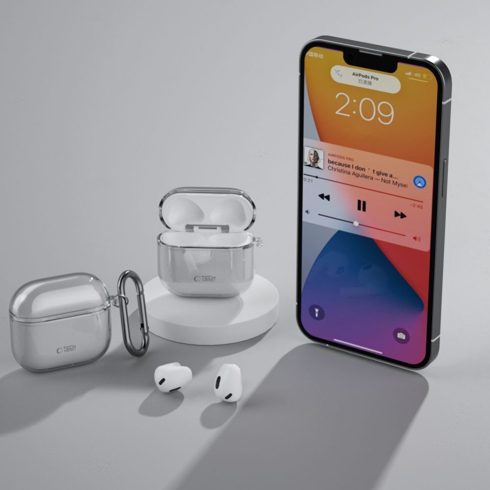Other goods Tech-Protect Tech-Protect FlexAir Case for AirPods 4 - Gray