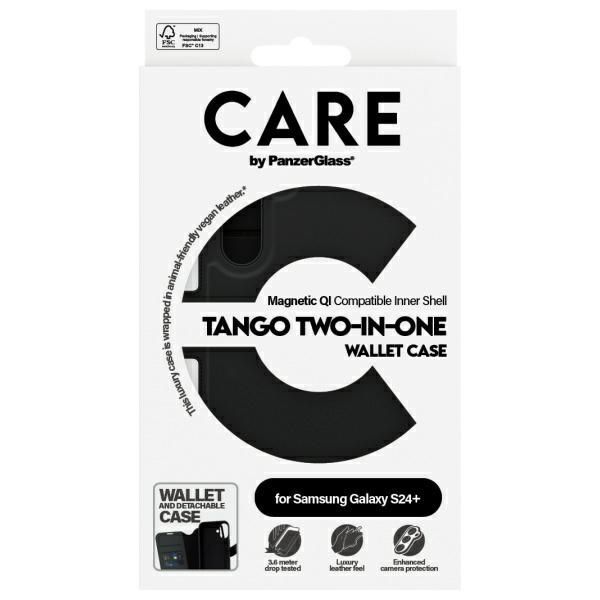 Citas preces Panzer Glass CARE by PanzerGlass Feature Tango 2in1 Wallet Case for Samsung Galaxy S24+ - Black