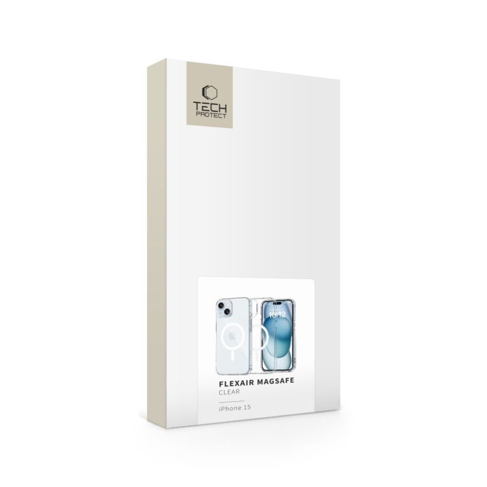 Other goods Tech-Protect Tech-Protect FlexAir MagSafe iPhone 15 Case - Clear