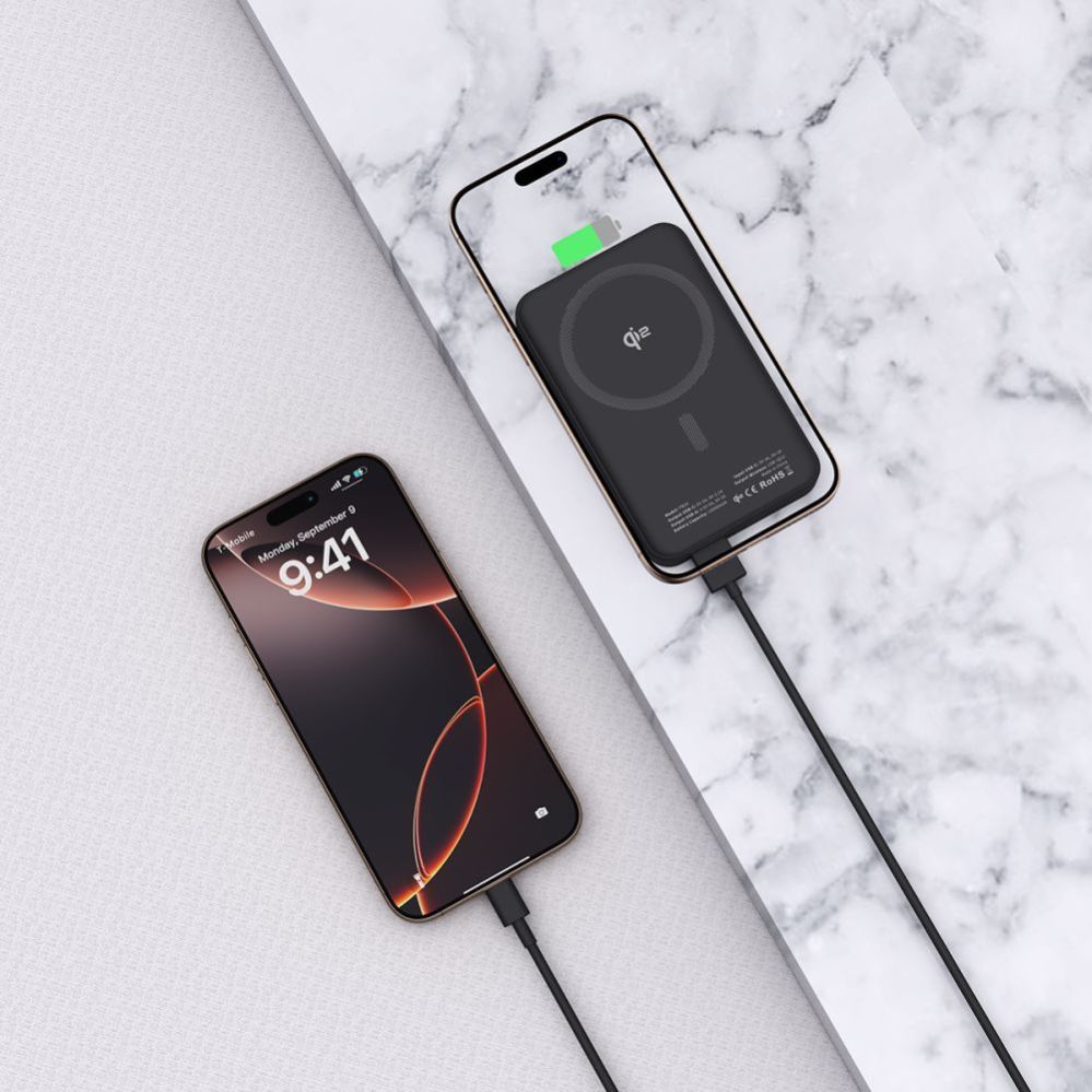 Muud kaubad Tech-Protect Powerbank Tech-Protect PB24 LifeMag QI2 MagSafe 10000 mAh - black