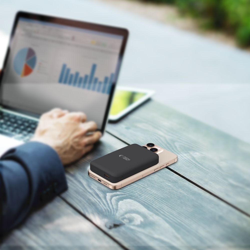 Muud kaubad Tech-Protect Powerbank Tech-Protect PB24 LifeMag QI2 MagSafe 10000 mAh - black