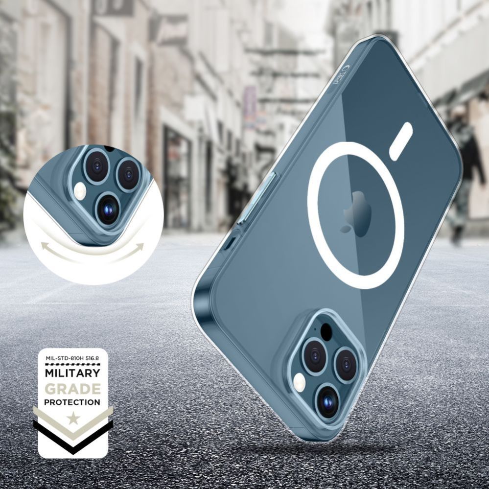 Muud kaubad Tech-Protect Tech-Protect FlexAir MagSafe Case for iPhone 12 / 12 Pro - Clear