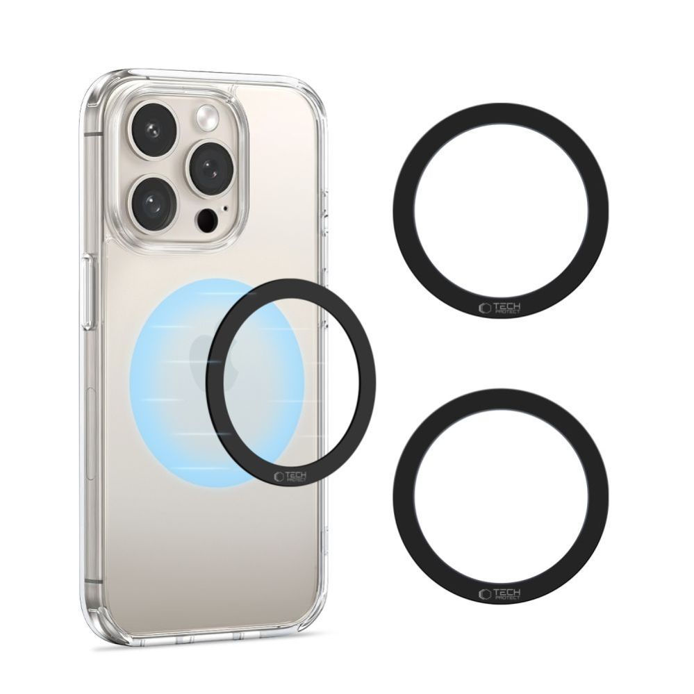 Другие товары Tech-Protect Tech-Protect MMP-110 2in1 MagSafe Ring - Black / Black