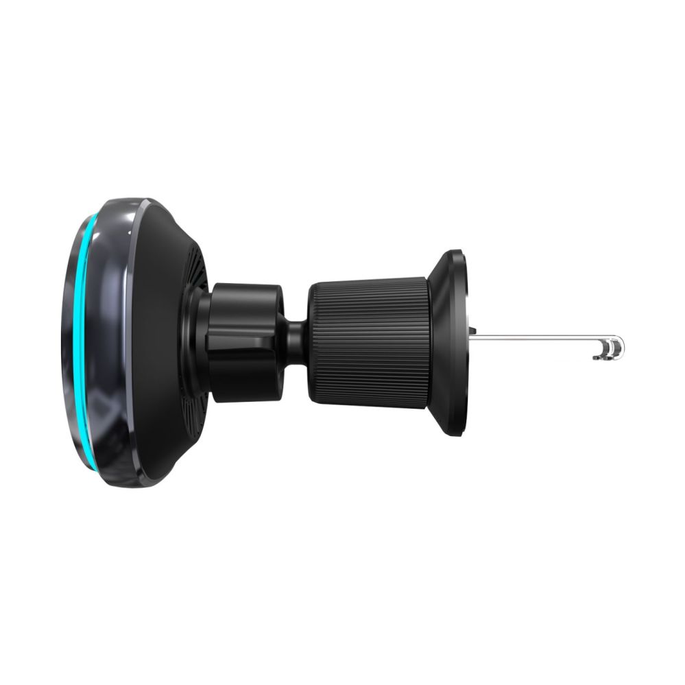 Muud kaubad Wozinsky Wozinsky WCT5-Q6S2Y Car Holder with Qi/MagSafe 15W Inductive Charger for Ventilation Grill with Fan - Black