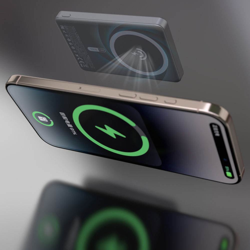 Внешний аккумулятор Dudao Silver || Gray