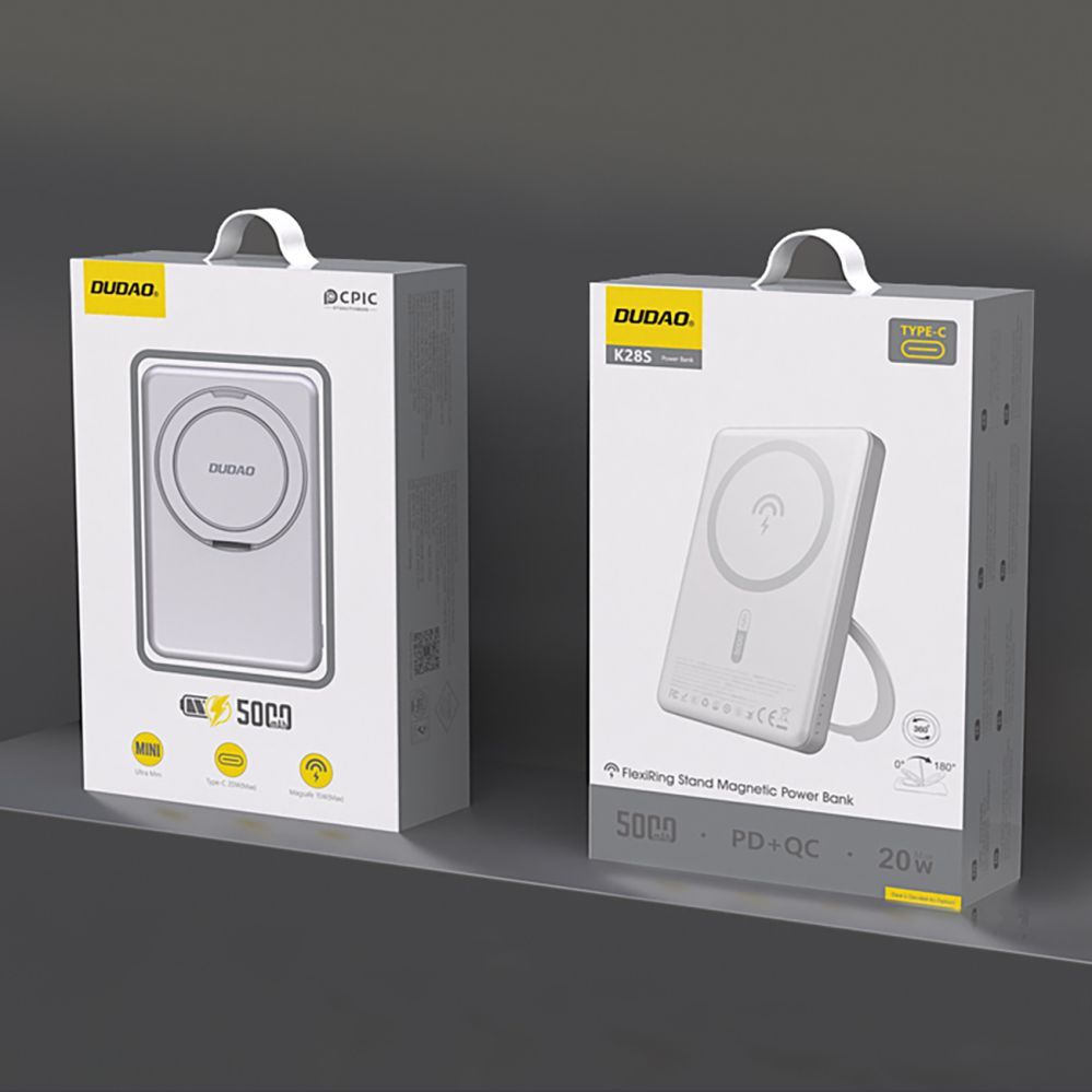 Внешний аккумулятор Dudao Silver || Gray