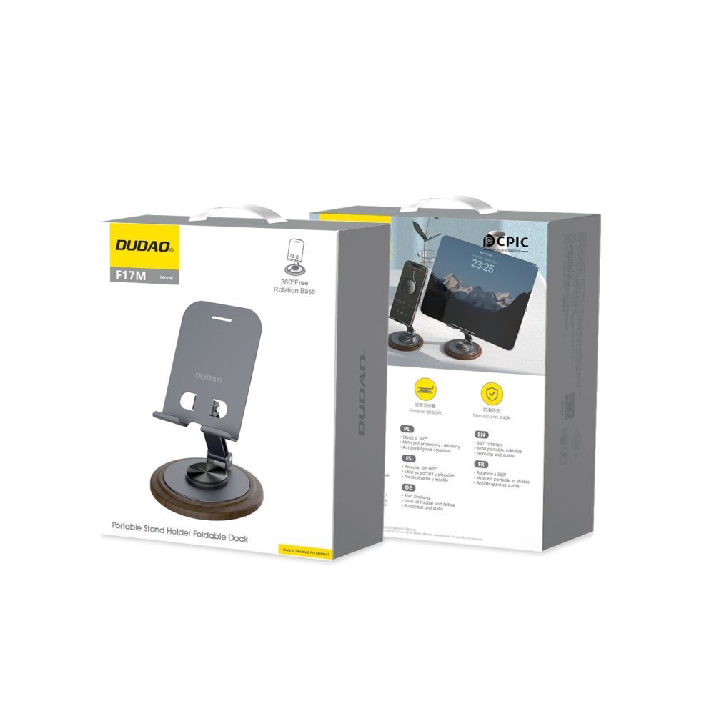 Muud kaubad Dudao Dudao F17M 360° metal phone stand - gray