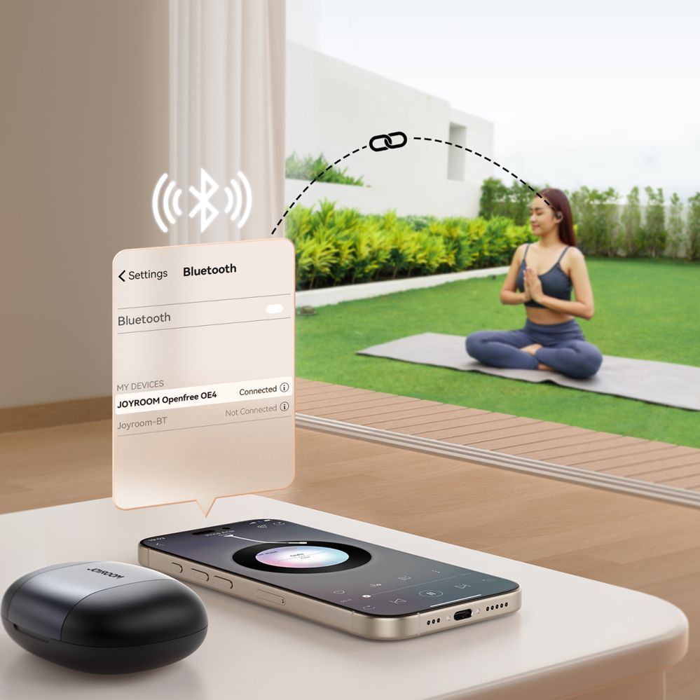 Kõrvaklapid Joyroom Joyroom Openfree JR-OE4 open-ear TWS wireless headphones – black