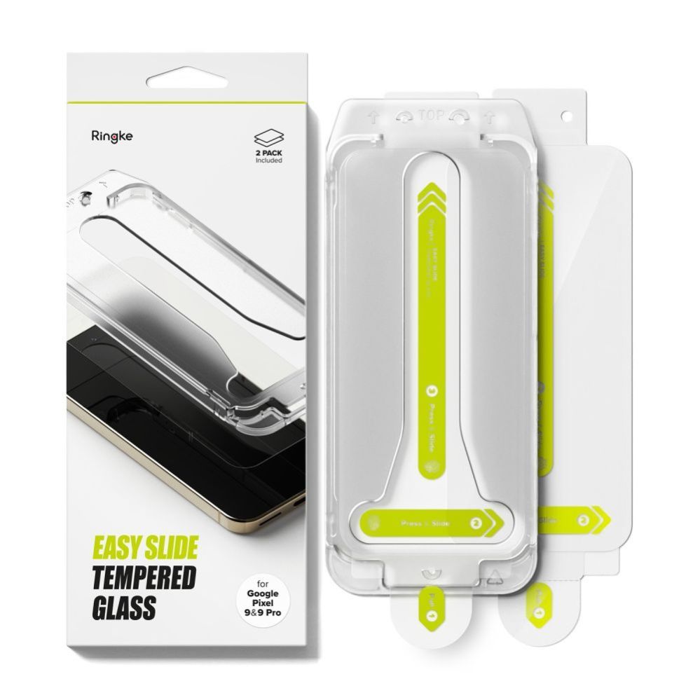 Other goods Ringke Ringke Easy Slide Tempered Glass 2-pack for Google Pixel 9 / 9 Pro