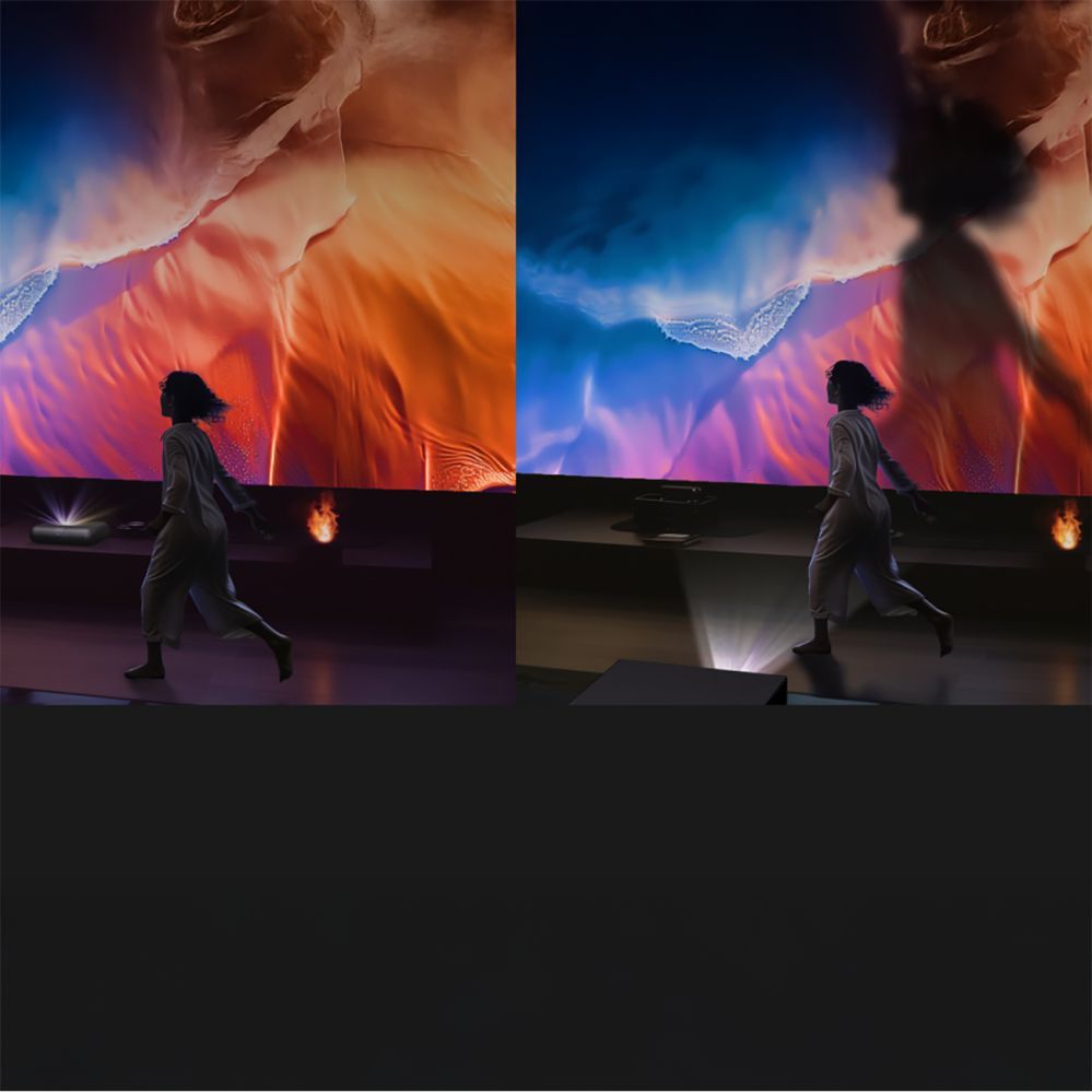 Projektorid Yaber Yaber K300s Multimedia Laser RGB FullHD 1080p Projector with JBL Speakers - Black