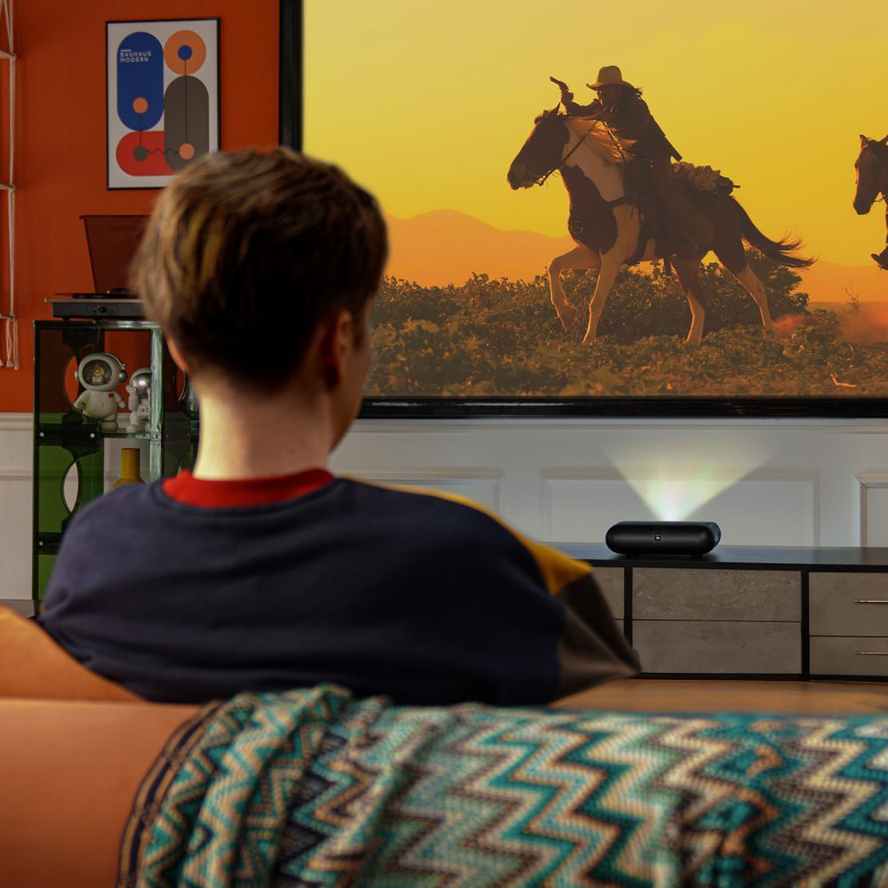 Projektorid Yaber Yaber K300s Multimedia Laser RGB FullHD 1080p Projector with JBL Speakers - Black