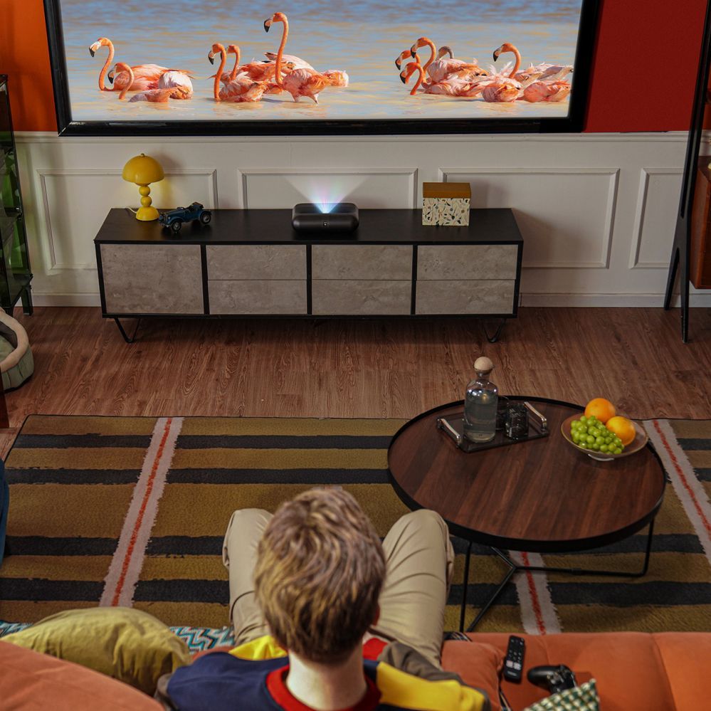 Projektorid Yaber Yaber K300s Multimedia Laser RGB FullHD 1080p Projector with JBL Speakers - Black